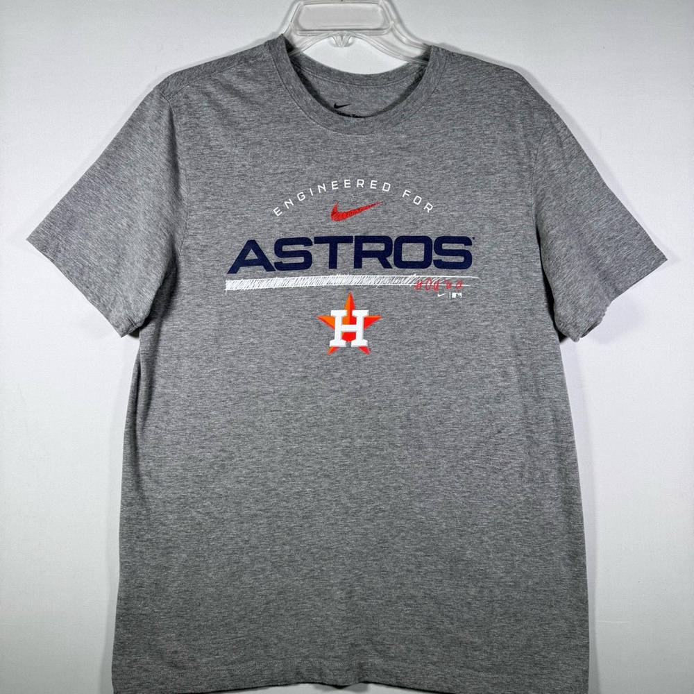Nike Houston Astros MLB Adult Size M Authentic Grey T-Shirt